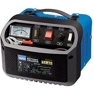 Draper 52965 12/24V Battery Charger, 10-14A, Blue and Black Draper 52965 12/24V Battery Charger, 10-14A, Blue and Black