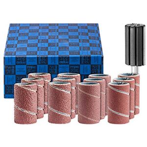 PFERD Sanding Sleeve Set 13 Pieces Corundum Diameter 15 x 30 mm A60,80,150,240 Including Holder with Shaft Diameter 6 mm 42298002 for Universal Applications PFERD Sanding Sleeve Set 13 Pieces Corundum Diameter 15 x 30 mm A60,80,150,240 Including Holder with Shaft Diameter 6 mm 42298002 for Universal Applications