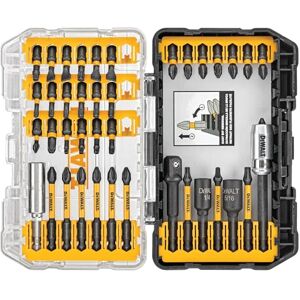 DeWalt Impact Ready FlexTorq Screwdriver Bit Set, 40 Pieces (DWA2T40IR), 22.2 x 4 x 22.2 cm DeWalt Impact Ready FlexTorq Screwdriver Bit Set, 40 Pieces (DWA2T40IR), 22.2 x 4 x 22.2 cm