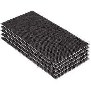 Trend Mesh 1/2 Sheet 115 x 230mm 80 Grit Sanding Sheets, AB/HLF/80M, Pack of 5 Trend Mesh 1/2 Sheet 115 x 230mm 80 Grit Sanding Sheets, AB/HLF/80M, Pack of 5