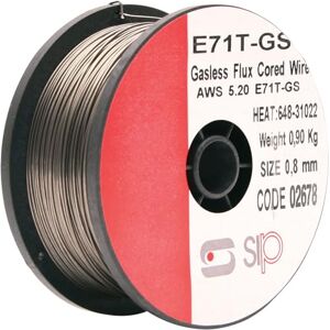 SIP 0.9kg 0.8mm Flux-Cored Gasless Welding Wire E71T-GS for MIG Welder Machine SIP 0.9kg 0.8mm Flux-Cored Gasless Welding Wire E71T-GS for MIG Welder Machine