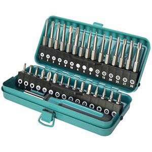 Wolfcraft Safety Bit Box for Safety Screws, 31 Pcs. I 1386000 I High-quality metal cassette with 30 Solid bits, 25 and 50 mm, in various sizes, incl. hand screwdriver Wolfcraft Safety Bit Box for Safety Screws, 31 Pcs. I 1386000 I High-quality metal cassette with 30 Solid bits, 25 and 50 mm, in various sizes, incl. hand screwdriver