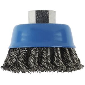 Bosch 2609256503 75mm M14 Wire Cup Brush Knotted Wire Brass-Coated Bosch 2609256503 75mm M14 Wire Cup Brush Knotted Wire Brass-Coated