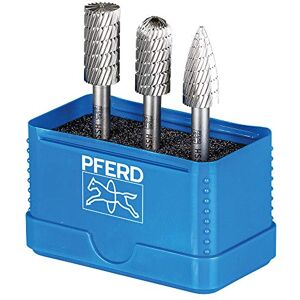 PFERD HSS Burr Set, 3 Pieces, Teeth 3, Diameter 12 mm, Shaft Diameter 6 mm, 22900811 Universal for Steel, Cast Steel and Cast Iron PFERD HSS Burr Set, 3 Pieces, Teeth 3, Diameter 12 mm, Shaft Diameter 6 mm, 22900811 Universal for Steel, Cast Steel and Cast Iron