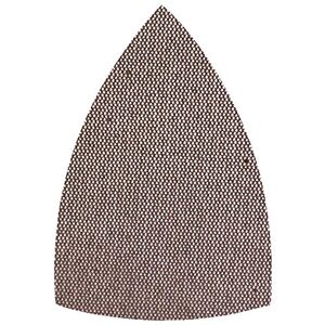 Mirka Abranet sanding triangle with net for corner sanders 100x152x152 mm / Grip / Grit P320 / 50 pcs / for sanding wood, filler, varnish, plastic / AE219F1012 Mirka Abranet sanding triangle with net for corner sanders 100x152x152 mm / Grip / Grit P320 / 50 pcs / for sanding wood, filler, varnish, plastic / AE219F1012