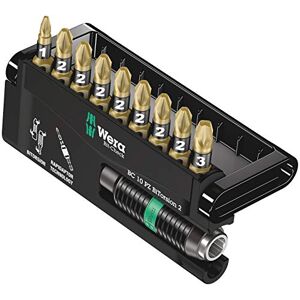 Wera 05347153001 Bit-Check 10 PZ Bi-Torsion 2 Bit Set (10-Piece) Wera 05347153001 Bit-Check 10 PZ Bi-Torsion 2 Bit Set (10-Piece)
