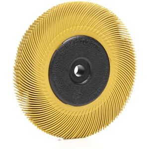 3M Scotch-Brite(TM) Radial Bristle Brush, Aluminum Oxide, 6000 RPM, 6 Diameter x 7/16 Width, 80 (Pack of 1) 3M Scotch-Brite(TM) Radial Bristle Brush, Aluminum Oxide, 6000 RPM, 6 Diameter x 7/16 Width, 80 (Pack of 1)