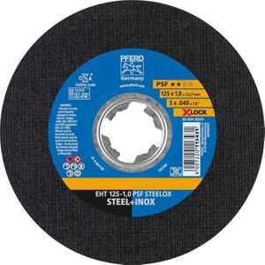 PFERD Horse Cutting Discs, 125 mm, X-Lock, PSF Steelox – for Quick and Comfortable Tool Changes., 61721101 PFERD Horse Cutting Discs, 125 mm, X-Lock, PSF Steelox – for Quick and Comfortable Tool Changes., 61721101