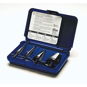 IRWIN Step Drill Bit Set, General Purpose, 4-Piece (10225) IRWIN Step Drill Bit Set, General Purpose, 4-Piece (10225)