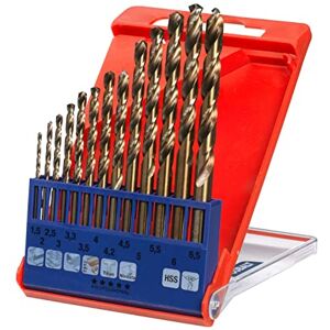 kwb HSS-TIN Titan Metal Drill Set Drill Set, 13-Piece, Ø 1.5 to 6.5 mm (Slope 0.5 mm) and 3.3 and 4.2 mm kwb HSS-TIN Titan Metal Drill Set Drill Set, 13-Piece, Ø 1.5 to 6.5 mm (Slope 0.5 mm) and 3.3 and 4.2 mm