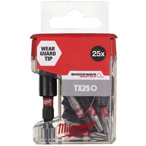 Milwaukee Shockwave Tic Tac 4932479857 PZ2 and Bit Holder Metal 26 Pieces Milwaukee Shockwave Tic Tac 4932479857 PZ2 and Bit Holder Metal 26 Pieces