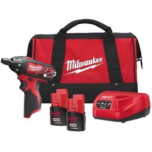 Milwaukee MILM12SET1D Cordless Drill Drivers, Black Milwaukee MILM12SET1D Cordless Drill Drivers, Black