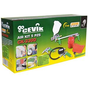 Cevik CA-CK3300 Air Compressor Accessories Kit 5 Pieces: Painting Gun, Petrol Cleaning Gun, Blow and Inflate Functions and 5 Metre Spiral Tube Cevik CA-CK3300 Air Compressor Accessories Kit 5 Pieces: Painting Gun, Petrol Cleaning Gun, Blow and Inflate Functions and 5 Metre Spiral Tube