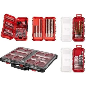 Milwaukee 0 932464083 PACKOUT Compact Organiser Case, Red Milwaukee 0 932464083 PACKOUT Compact Organiser Case, Red