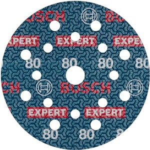 Bosch 50x EXPERT O780 Foil Sanding Disc, 125 mm (for Hardwood, Paint on wood, Ø 125 mm, Grit 80, Professional Accessory Random Orbital Sander) Bosch 50x EXPERT O780 Foil Sanding Disc, 125 mm (for Hardwood, Paint on wood, Ø 125 mm, Grit 80, Professional Accessory Random Orbital Sander)