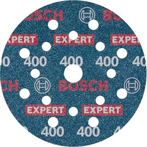 Bosch 50x EXPERT O780 Foil Sanding Disc, 125 mm (for Hardwood, Paint on wood, Ø 125 mm, Grit 400, Professional Accessory Random Orbital Sander) Bosch 50x EXPERT O780 Foil Sanding Disc, 125 mm (for Hardwood, Paint on wood, Ø 125 mm, Grit 400, Professional Accessory Random Orbital Sander)