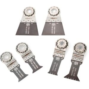 Fein Best of E-Cut StarlockPlus Wood & Metal 6 E-Cut Plunge Cutting Blades for Wood and Metal Cutting Operations, Starlock Plus Fitting. Fein Best of E-Cut StarlockPlus Wood & Metal 6 E-Cut Plunge Cutting Blades for Wood and Metal Cutting Operations, Starlock Plus Fitting.