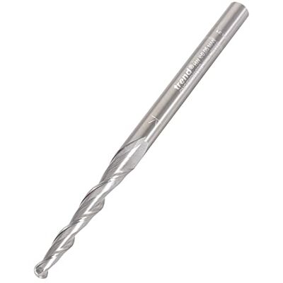 Trend CNC Tapered Ball Router Cutter, 6mm Shank, 2mm Radius, 40mm Cut Length, Solid Tungsten Carbide, CNC/503X6STC Trend CNC Tapered Ball Router Cutter, 6mm Shank, 2mm Radius, 40mm Cut Length, Solid Tungsten Carbide, CNC/503X6STC