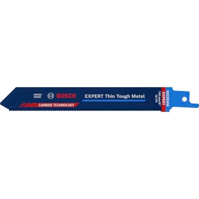 Bosch Professional 3x Expert ‘Thin Tough Metal’ S 922 EHM Reciprocating Saw Blade (for Stainless steel sheets, Length 150 mm, Accessories Reciprocating Saw) Bosch Professional 3x Expert ‘Thin Tough Metal’ S 922 EHM Reciprocating Saw Blade (for Stainless steel sheets, Length 150 mm, Accessories Reciprocating Saw)
