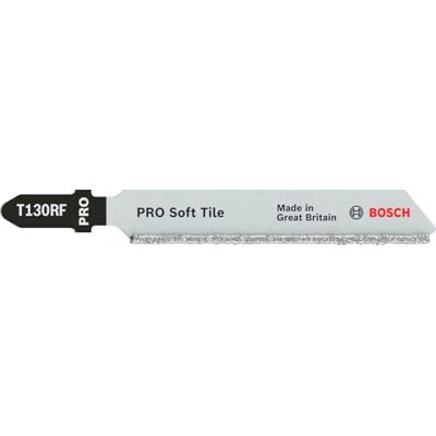 Bosch 2x PRO Soft Tile T130RF Jigsaw Blade (for Tiles, Tiles, Length 83 mm, Professional Accessory Jigsaw) Bosch 2x PRO Soft Tile T130RF Jigsaw Blade (for Tiles, Tiles, Length 83 mm, Professional Accessory Jigsaw)