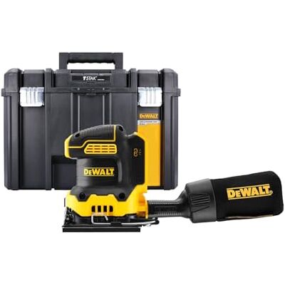 DeWalt DCW200N 18V Brushless 115mm Palm Sander Body in Case No Tote Tray DeWalt DCW200N 18V Brushless 115mm Palm Sander Body in Case No Tote Tray