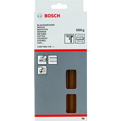 Bosch Glue Stick Natural Yellow (Wood, Cardboard, 200mm, Accessories Glue Guns) Bosch Glue Stick Natural Yellow (Wood, Cardboard, 200mm, Accessories Glue Guns)
