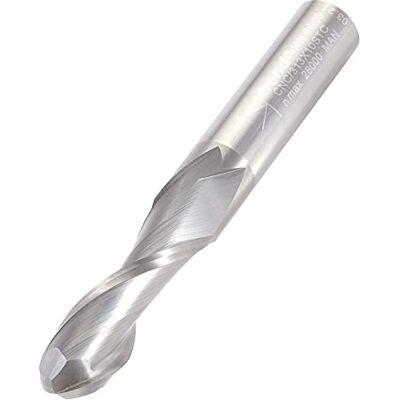 Trend CNC Bullnose Spiral Up-Cut Router Cutter, 10mm Shank, 10mm Cut Diameter & 32mm Cut Length, Solid Tungsten Carbide, CNC/313X10STC Trend CNC Bullnose Spiral Up-Cut Router Cutter, 10mm Shank, 10mm Cut Diameter & 32mm Cut Length, Solid Tungsten Carbide, CNC/313X10STC