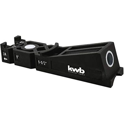 kwb Pocket Hole Drilling Jig Incl. 9 mm Drill Bit, Depth Stop and TX-20 Bit 150 mm, 122 38 Board Thicknesses kwb Pocket Hole Drilling Jig Incl. 9 mm Drill Bit, Depth Stop and TX-20 Bit 150 mm, 122 38 Board Thicknesses