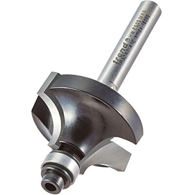 Trend Trade Guided Ovolo Router Cutter, 1/4 Inch Shank, 31.7mm Cut Diameter & 9.5mm Cut Length, Tungsten Carbide Tipped, TR32X1/4TC Trend Trade Guided Ovolo Router Cutter, 1/4 Inch Shank, 31.7mm Cut Diameter & 9.5mm Cut Length, Tungsten Carbide Tipped, TR32X1/4TC