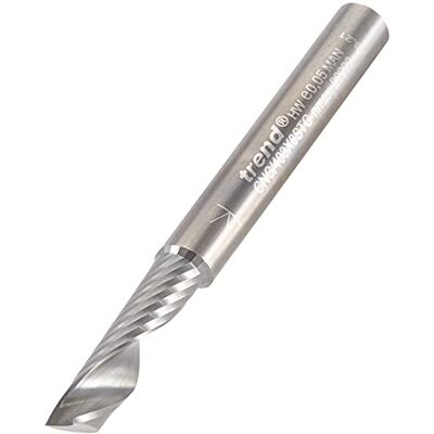 Trend CNC O Flute Spiral Up-Cut CNC Router Cutter, 6mm Shank, 6mm Cut Diameter & 22mm Cut Length, Solid Tungsten Carbide, CNC/403X6STC Trend CNC O Flute Spiral Up-Cut CNC Router Cutter, 6mm Shank, 6mm Cut Diameter & 22mm Cut Length, Solid Tungsten Carbide, CNC/403X6STC