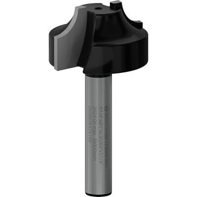 Bosch 1x PRO Router Bit Ovolo (for Softwood, Hardwood, Ø 25,4 mm, Professional Accessory Hand-Held Router, Trim Router) Bosch 1x PRO Router Bit Ovolo (for Softwood, Hardwood, Ø 25,4 mm, Professional Accessory Hand-Held Router, Trim Router)