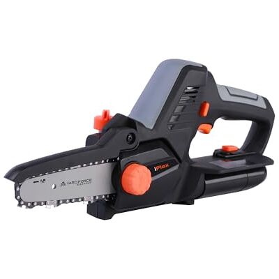 Yard Force 12V Cordless 12cm Mini Chainsaw with Lithium-Ion Battery and Charger iFlex Range LS F12 Yard Force 12V Cordless 12cm Mini Chainsaw with Lithium-Ion Battery and Charger iFlex Range LS F12