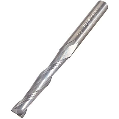 Trend CNC Spiral Up-Cut Router Cutter, 8mm Shank, 8mm Cut Diameter & 52mm Cut Length, Solid Tungsten Carbide, CNC/012X8STC Trend CNC Spiral Up-Cut Router Cutter, 8mm Shank, 8mm Cut Diameter & 52mm Cut Length, Solid Tungsten Carbide, CNC/012X8STC