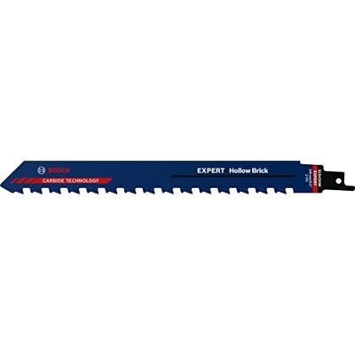 Bosch Professional 1x Expert ‘Hollow Brick’ S 1543 HM Reciprocating Saw Blade (for Poroton building block, Length 240 mm, Accessories Reciprocating Saw) Bosch Professional 1x Expert ‘Hollow Brick’ S 1543 HM Reciprocating Saw Blade (for Poroton building block, Length 240 mm, Accessories Reciprocating Saw)