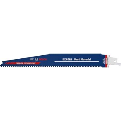 Bosch Professional 10x Expert ‘Multi Material’ S 1156 XHM Reciprocating Saw Blade (for Cast iron, Length 225 mm, Accessories Reciprocating Saw) Bosch Professional 10x Expert ‘Multi Material’ S 1156 XHM Reciprocating Saw Blade (for Cast iron, Length 225 mm, Accessories Reciprocating Saw)