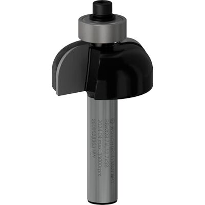 Bosch Router Bit - 8mm Carbide for Curved Edges - 28.7mm Diameter Bosch Router Bit - 8mm Carbide for Curved Edges - 28.7mm Diameter