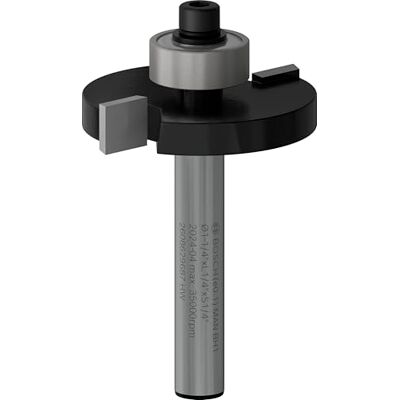 Bosch 1x PRO Router Bit Slotting (for Softwood, Hardwood, Ø 31,8 mm, Professional Accessory Hand-Held Router, Trim Router) Bosch 1x PRO Router Bit Slotting (for Softwood, Hardwood, Ø 31,8 mm, Professional Accessory Hand-Held Router, Trim Router)