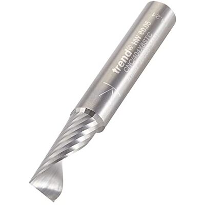 Trend CNC O Flute Spiral Up-Cut Router Cutter, 8mm Shank, 8mm Cut Diameter & 22mm Cut Length, Solid Tungsten Carbide, CNC/404X8STC Trend CNC O Flute Spiral Up-Cut Router Cutter, 8mm Shank, 8mm Cut Diameter & 22mm Cut Length, Solid Tungsten Carbide, CNC/404X8STC