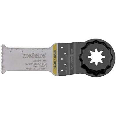 Metabo 626945000 Plunge saw blade "Starlock Plus" wood + metal, BiM, 28 x 54 mm Metabo 626945000 Plunge saw blade "Starlock Plus" wood + metal, BiM, 28 x 54 mm