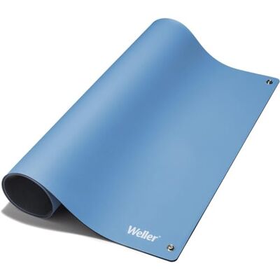 Weller T0051403499 Antistatic ESD Premium Work Station Soldering Mat Set, 900 x 600 mm, Blue Soldering Mat Weller T0051403499 Antistatic ESD Premium Work Station Soldering Mat Set, 900 x 600 mm, Blue Soldering Mat