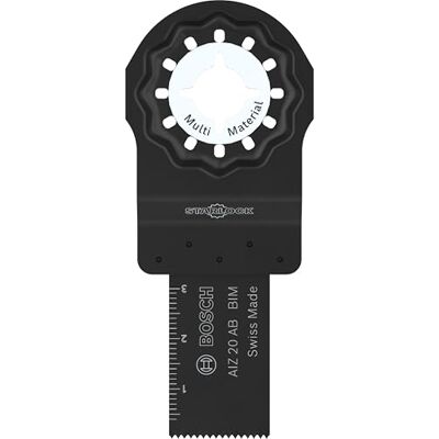 Bosch 5X AIZ 20 AB Plunge Cut Blade (for Non-Ferrous Metals, Plastic Coated Boards, Width mm, Professional Accessory Multitool) Bosch 5X AIZ 20 AB Plunge Cut Blade (for Non-Ferrous Metals, Plastic Coated Boards, Width mm, Professional Accessory Multitool)