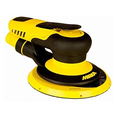 Mirka PROS 625CV / Pneumatic random orbital sander with central vacuum and hook and loop backing / for Ø 150mm sandpaper / 2.5mm stroke length / 8995625111 Mirka PROS 625CV / Pneumatic random orbital sander with central vacuum and hook and loop backing / for Ø 150mm sandpaper / 2.5mm stroke length / 8995625111