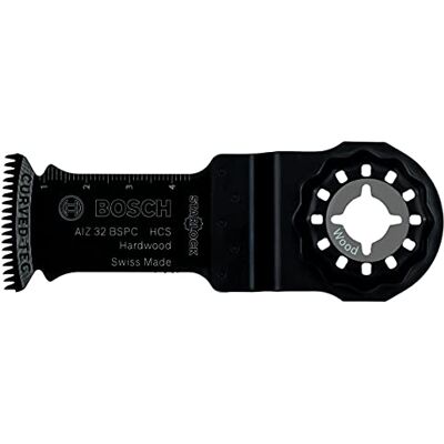 Bosch Professional 5X HCS Plunge Cutting Saw Blade AIZ 32 BSPC (for Hardwood, 50 x 32 mm, Accessory Multitool) Bosch Professional 5X HCS Plunge Cutting Saw Blade AIZ 32 BSPC (for Hardwood, 50 x 32 mm, Accessory Multitool)
