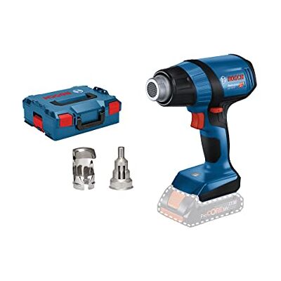 Bosch 18V System Cordless Heat Gun GHG 18V-50 (Without Battery/Charger, incl. Reflector Nozzle, 32 x 33 mm, Reduction Nozzle, 9 mm, L-BOXX 136) Bosch 18V System Cordless Heat Gun GHG 18V-50 (Without Battery/Charger, incl. Reflector Nozzle, 32 x 33 mm, Reduction Nozzle, 9 mm, L-BOXX 136)