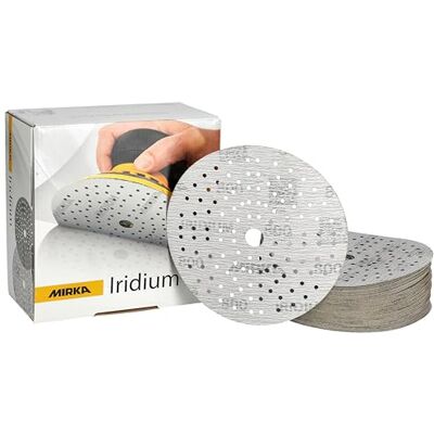 MIRKA Iridium Premium Abrasive Paper Ø 150 mm - 800 Grit - 50 pcs MIRKA Iridium Premium Abrasive Paper Ø 150 mm - 800 Grit - 50 pcs