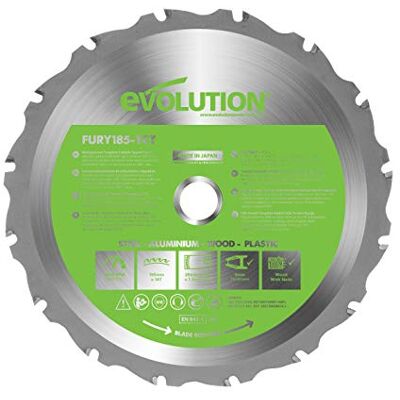 Evolution Fury Multi-purpose Saw Blade - 185 mm Evolution Fury Multi-purpose Saw Blade - 185 mm