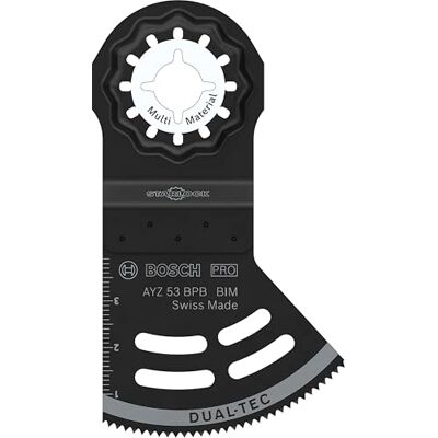 Bosch 10x PRO Multi Material AYZ 53 BPB Multitool Blade (for Drywall Board, Wood with Nails, Width 53 mm, Professional Accessory Multitool) Bosch 10x PRO Multi Material AYZ 53 BPB Multitool Blade (for Drywall Board, Wood with Nails, Width 53 mm, Professional Accessory Multitool)