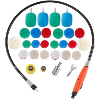 SPTA Buffing Polishing Pads, 30Pcs Mini Detail Polisher Pads Use On Rotary Tools,Cordless Electric Drill, Polisher Tool for Tight Area Detailing Polishing Waxing and Sealing Glaze -SP-DP030USA SPTA Buffing Polishing Pads, 30Pcs Mini Detail Polisher Pads Use On Rotary Tools,Cordless Electric Drill, Polisher Tool for Tight Area Detailing Polishing Waxing and Sealing Glaze -SP-DP030USA