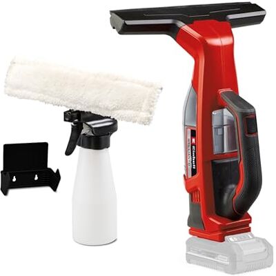 Einhell Cordless Window Cleaner Vacuum 18V Power X-Change, Streak-Free Electric Window Cleaner Tool, 28cm Suction Nozzle, Spray Bottle With Microfibre Cloth, BRILLIANTO Einhell Cordless Window Cleaner Vacuum 18V Power X-Change, Streak-Free Electric Window Cleaner Tool, 28cm Suction Nozzle, Spray Bottle With Microfibre Cloth, BRILLIANTO