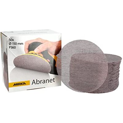 Mirka Abranet sanding disc 150 mm P360 Hook & Loop 50 pcs Mirka Abranet sanding disc 150 mm P360 Hook & Loop 50 pcs